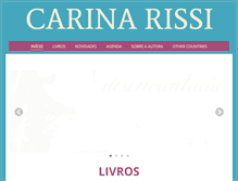 Tablet Screenshot of carinarissi.com.br